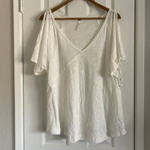 White free people shirt